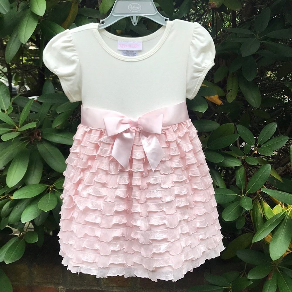 Bonnie Baby Girl Ruffle Dress *24M